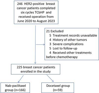 Pathological response and safety of albumin-bound paclitaxel as a neoadjuvant treatment for HER2-positive breast cancer compared to docetaxel combined with anti-HER2 therapy: a real-world study